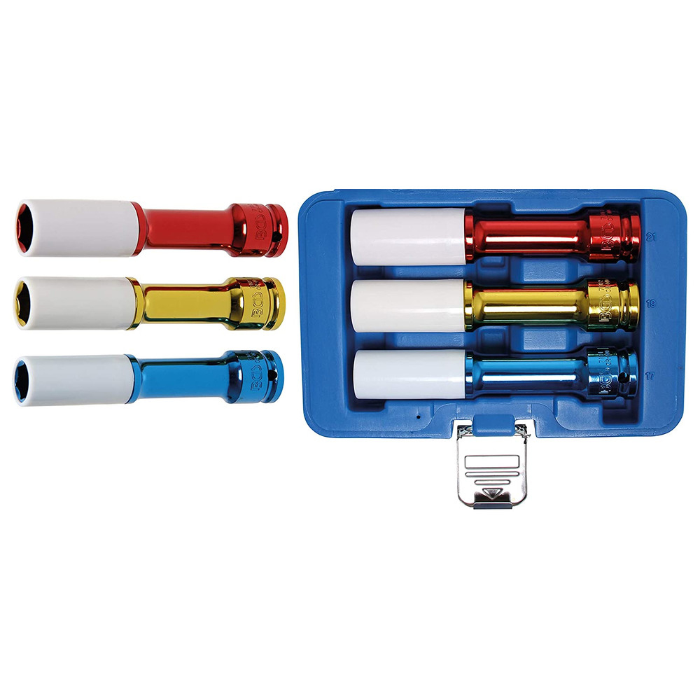 Kraft-Schoneinsatz-Satz, 1/2", 150 mm lang, 3-teilig, 17-21 mm
