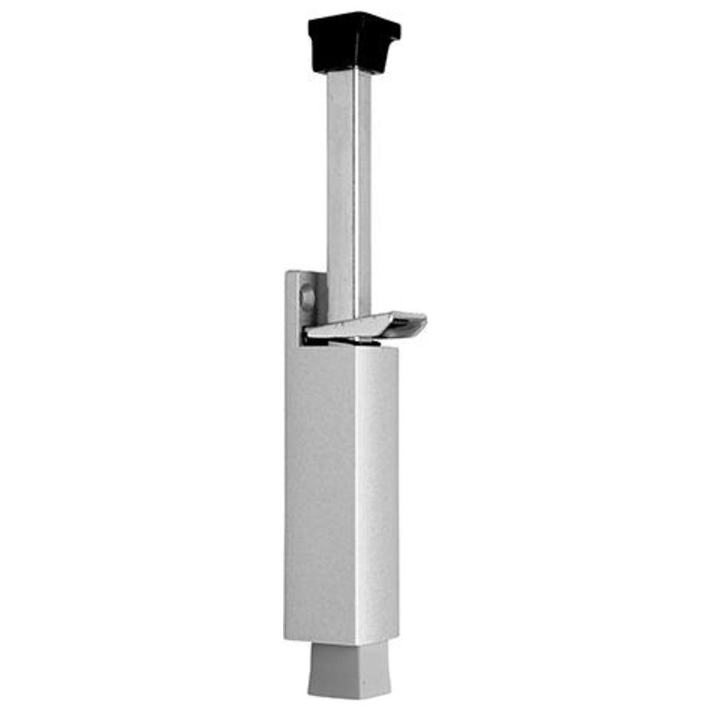 Türfeststeller 3836 bis 90 mm Hub, silber lackiert