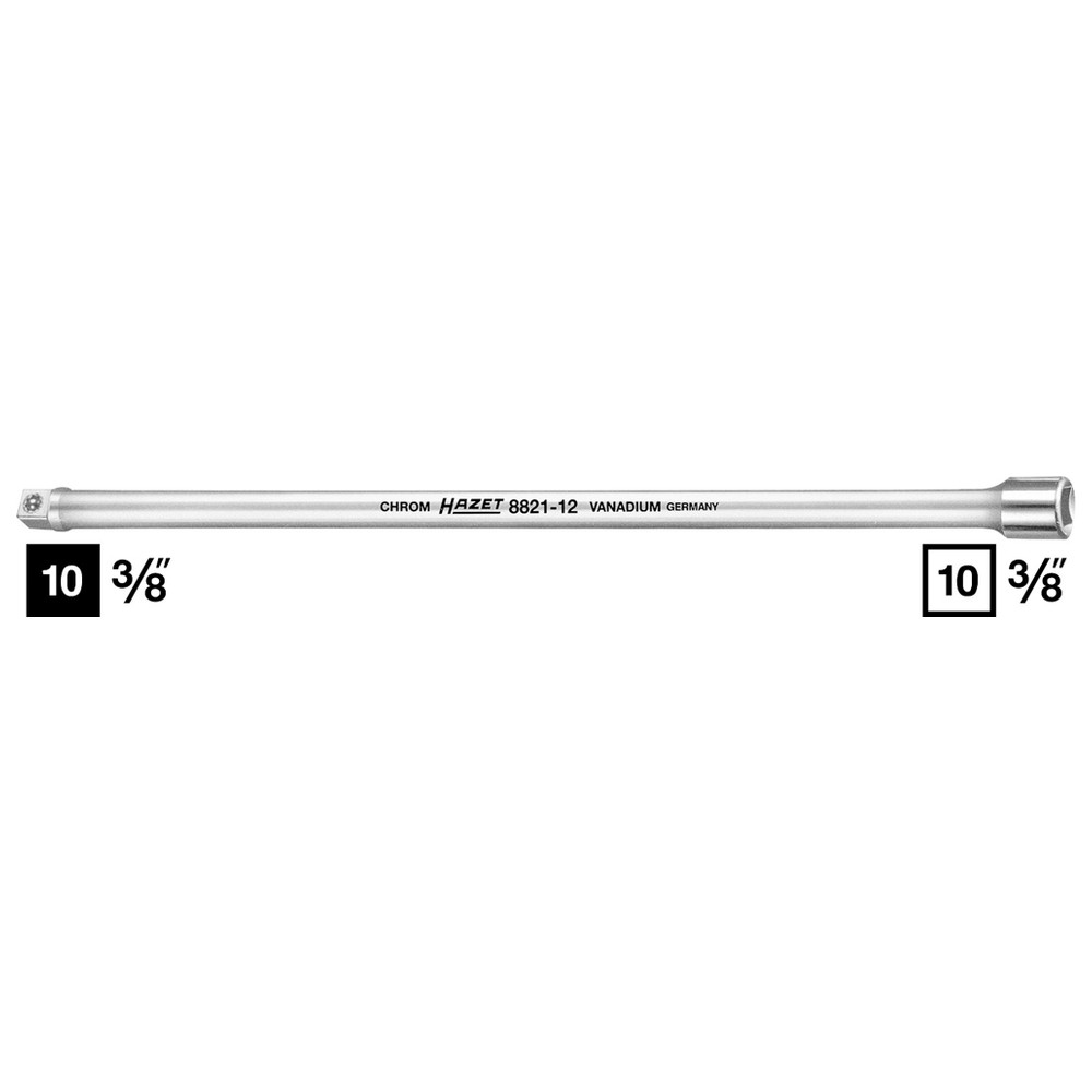 Verlängerung 8821-12 - Vierkant hohl 10 mm (3/8 Zoll) - Vierkant massiv 10 mm (