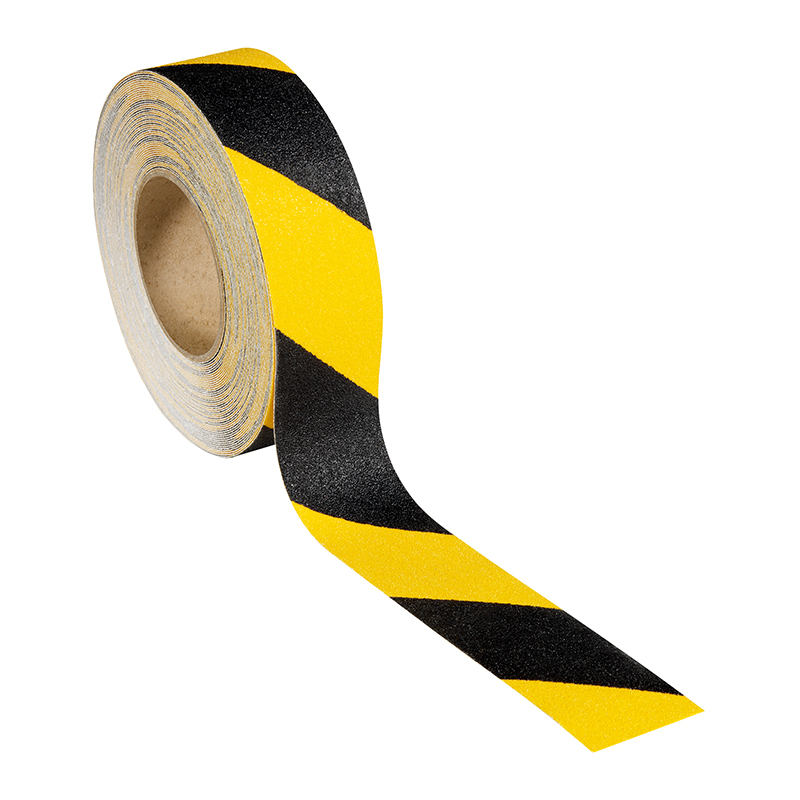 Selbstkl. Band, rutschf.,  schwarz/gelb 50mm x 18,25m