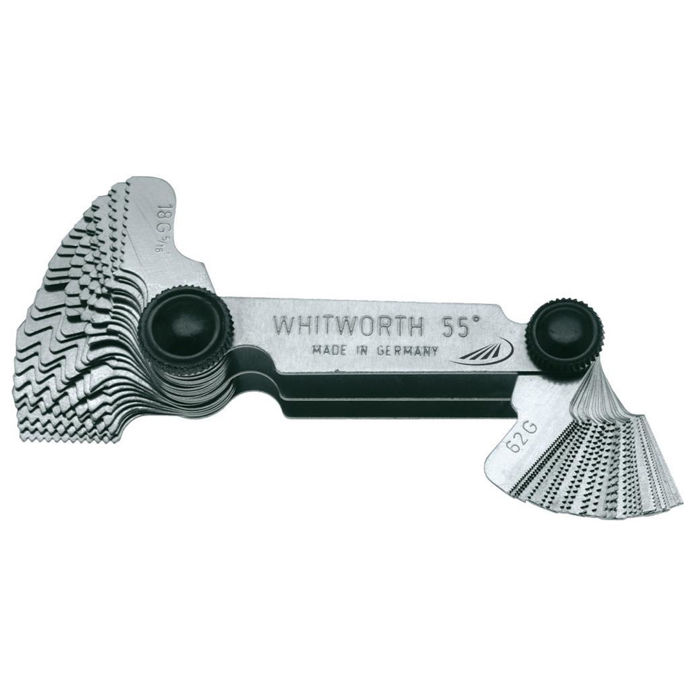 Gewinde-Schablone 52 Blatt Metrisch/Whitworth HP