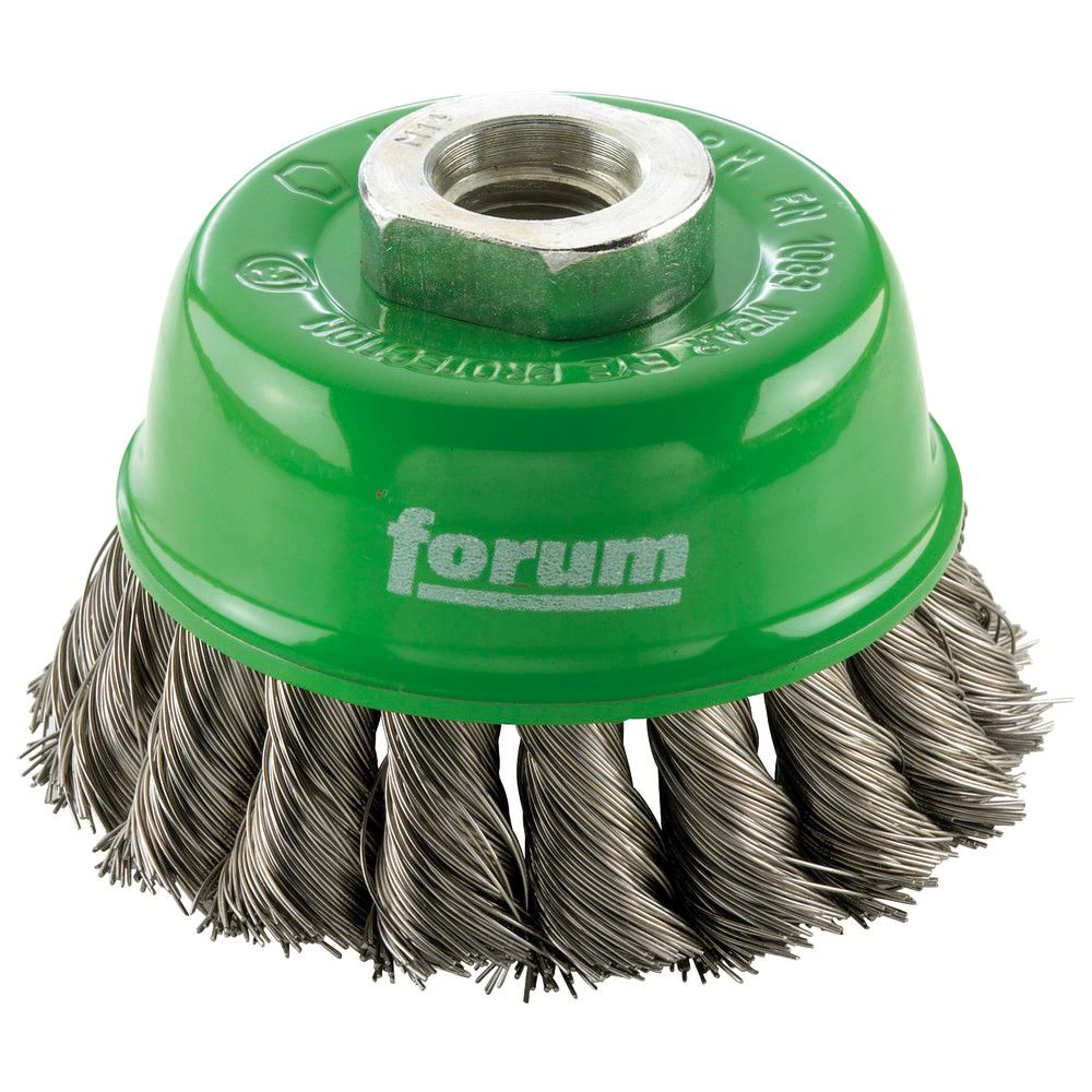 Topfbürste rostfrei M14 65 x 0,35 mm gezopft