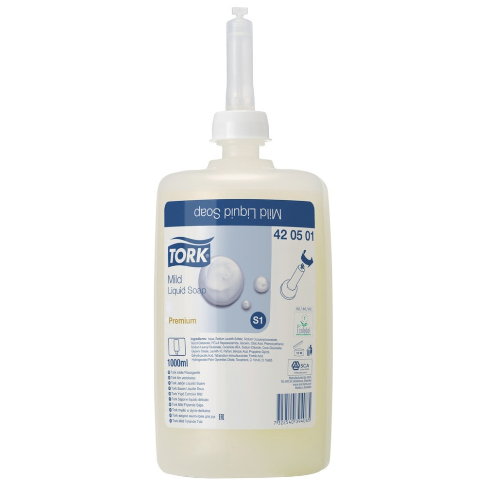 Flüssigseife Mild, für Seifenspender, 1000 ml