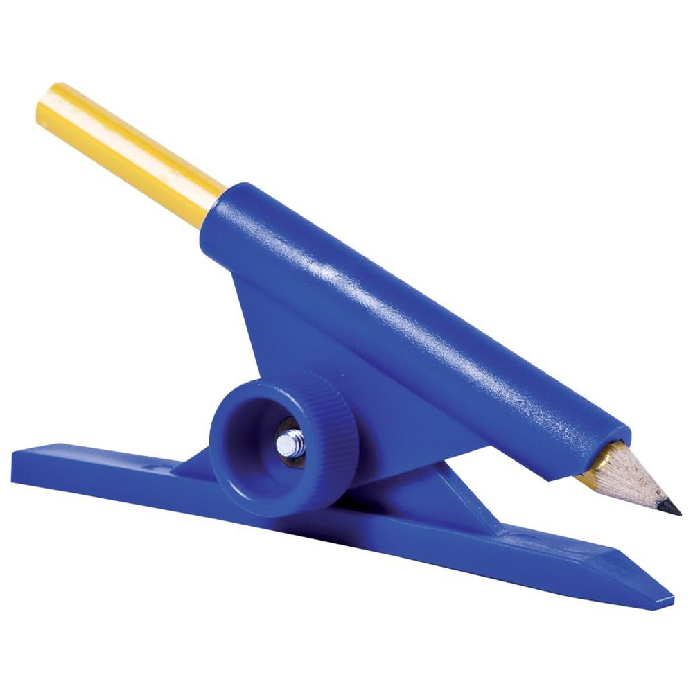 Parallelanreisser blau mit Zirkelspitze