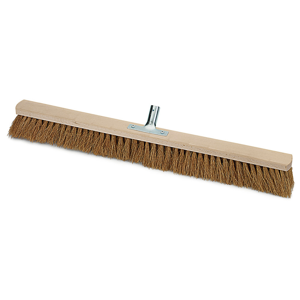 Saalbesen Poly-Kokos, Metallstielhalter, 80 cm