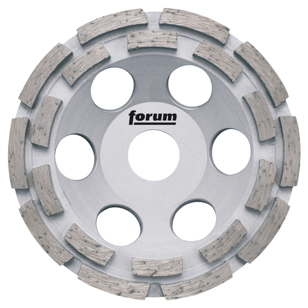 Diamant-Schleiftopf 125 mm doppelreihig belegt