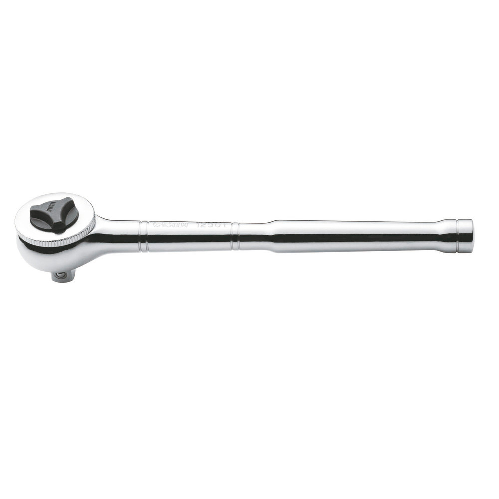Ratsche mit Stahlgriff und Rundkopf 3/8"