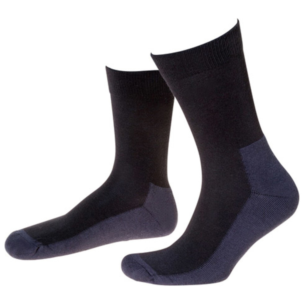 Funktionssocke Dunova, schwarz/blau, Größe 39-41