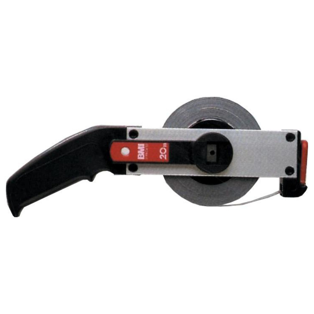 Rahmenbandmaß 30mx13 mm Stahl weißlackiert