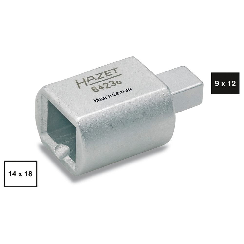 Einsteck-Adapter 6423C - Einsteck-Vierkant 9 x 12 mm - Einsteck-Vierkant 14 x 1