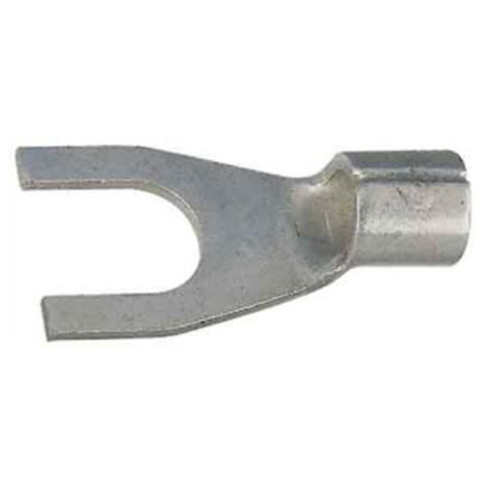 Quetschkabelschuh, unisoliert, Gabelform, 0,5-1,0 mm², M4