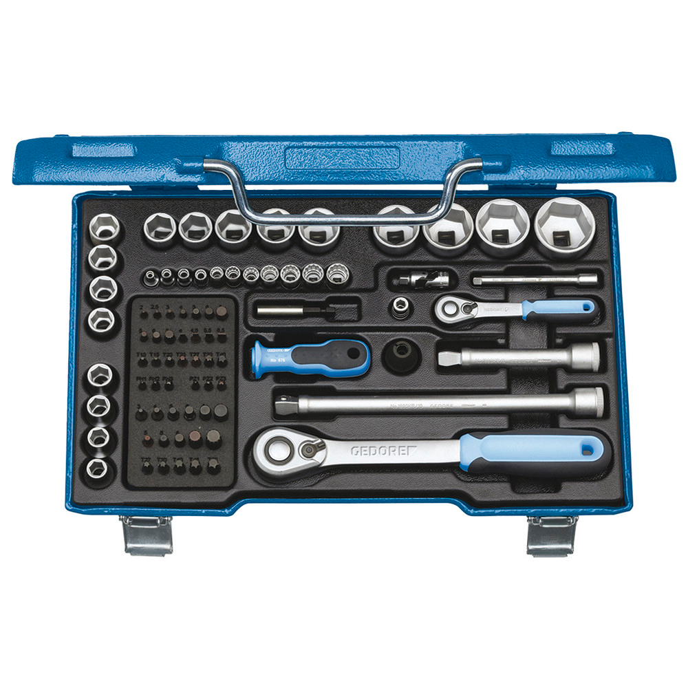 Steckschlüsselgarnitur 1/4"+1/2", 81-teilig 19 V20U-20