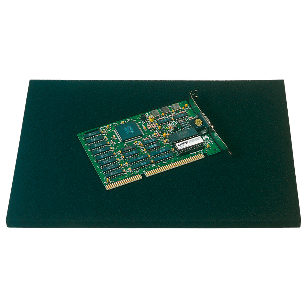 PU-Schaumstoff schwarz, ESD, 253 x 353 x 6 mm, glatt