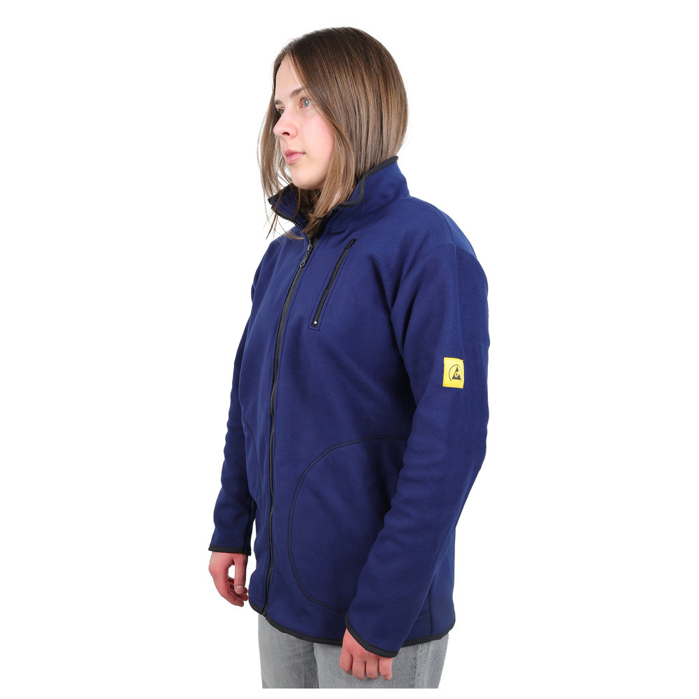 WETEC ESD-Fleecejacke, M, blau, Bild 2