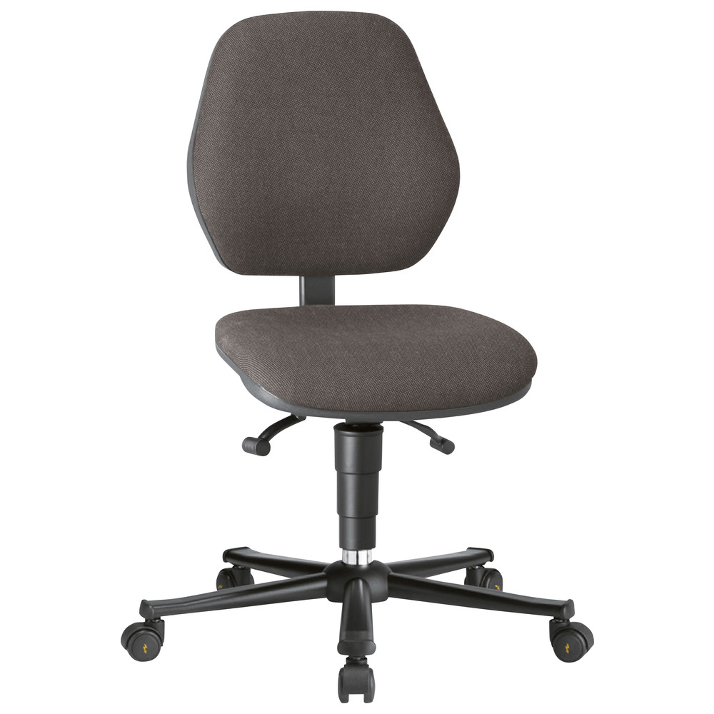 Drehstuhl Basic 1, mit Gleiter, ESD, schwarz, Permanentkontakt