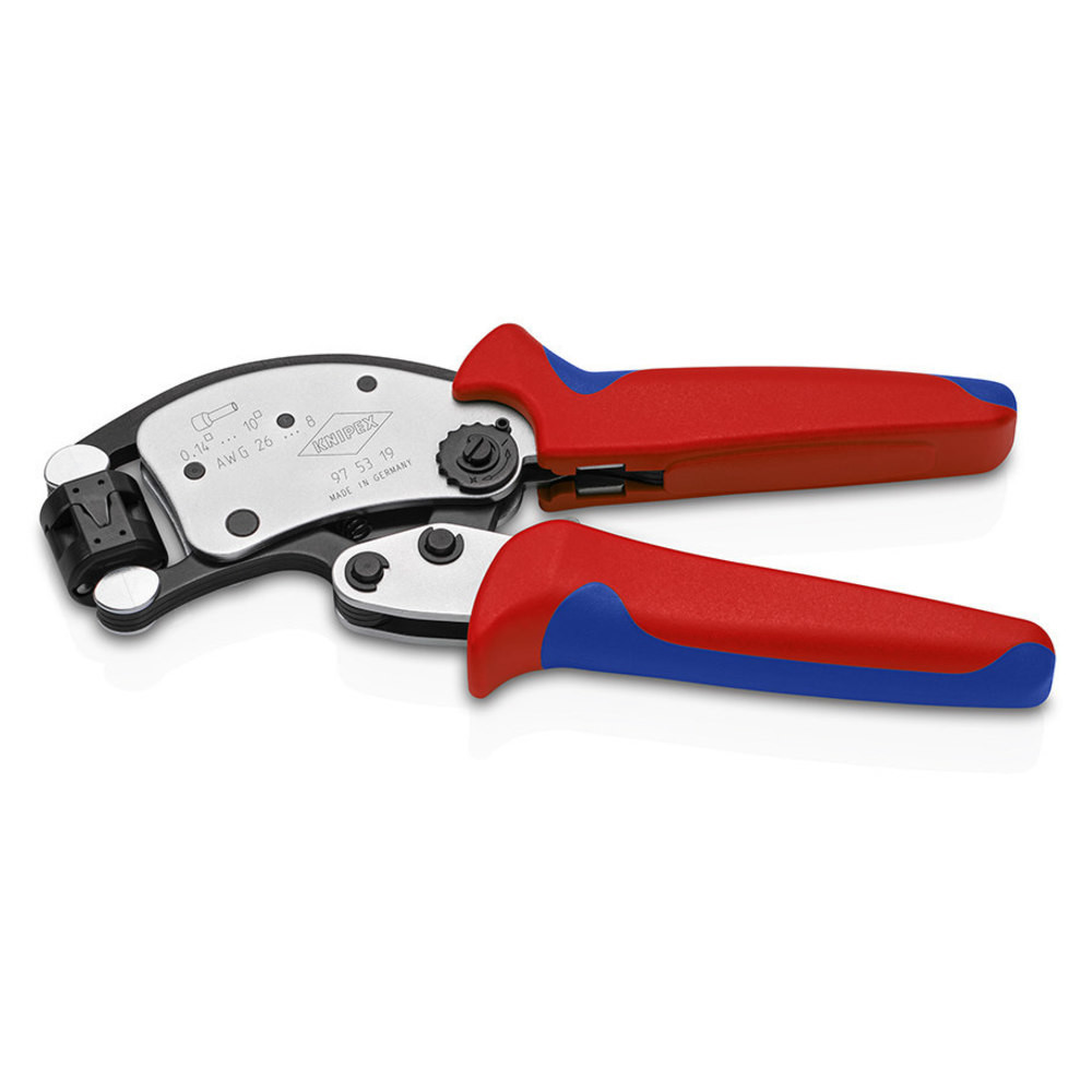 Crimpzange für Aderendhülsen Twistor T 0,14-10qmm / 2x0,25qmm KNIPEX