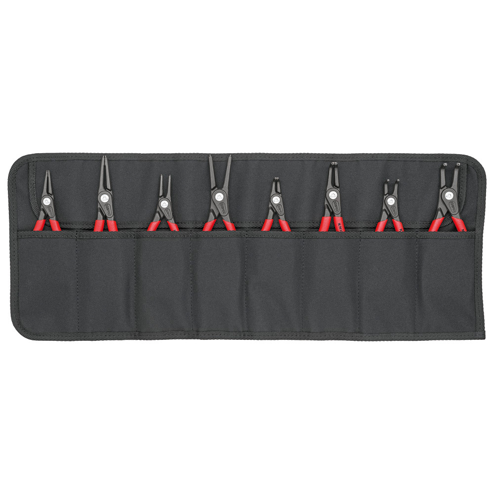Präzisions-Sicherungsringzangen-Set 8-teilig Rolltasche