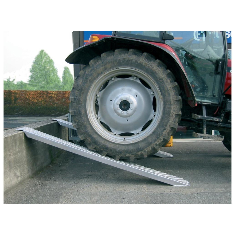 Auffahrschiene ohne Rand Alu2000 mm, 1000 kg PAAR