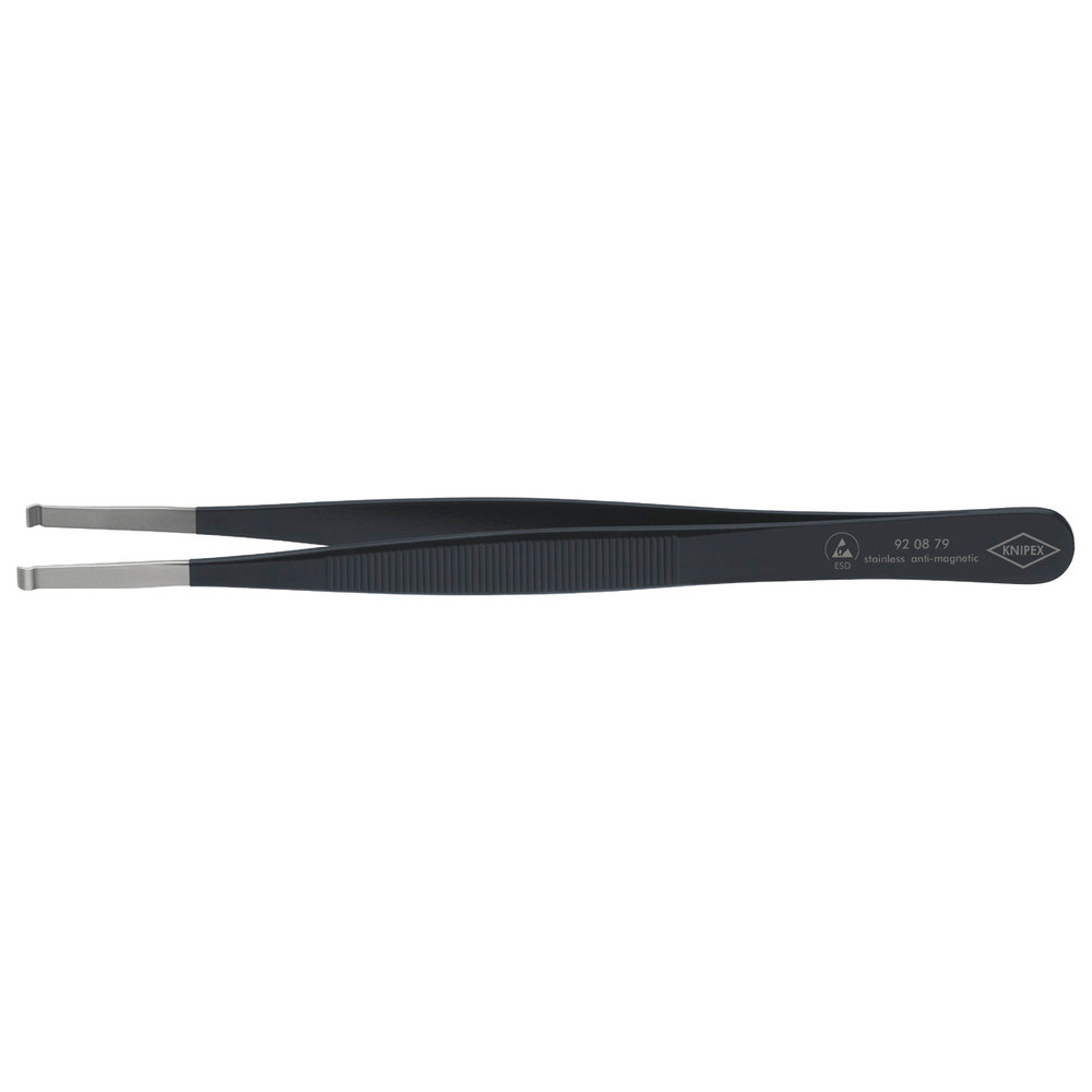 ESD-Pinzette 120 mm schwarz
