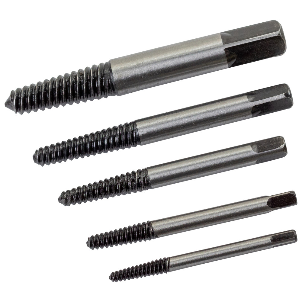 Schraubenausdrehersatz, für Schrauben M3-M18, 5-teilig, 1-5