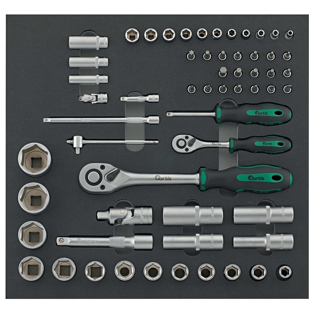 Werkzeugmodul 2/3 Steckschl. 1/4"+1/2"