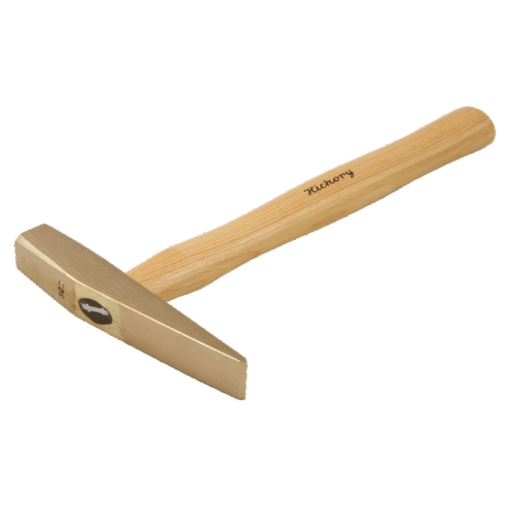 Maurerhammer funkenfrei, mit Hickorystiel, ähnlich DIN 5108, 600 g