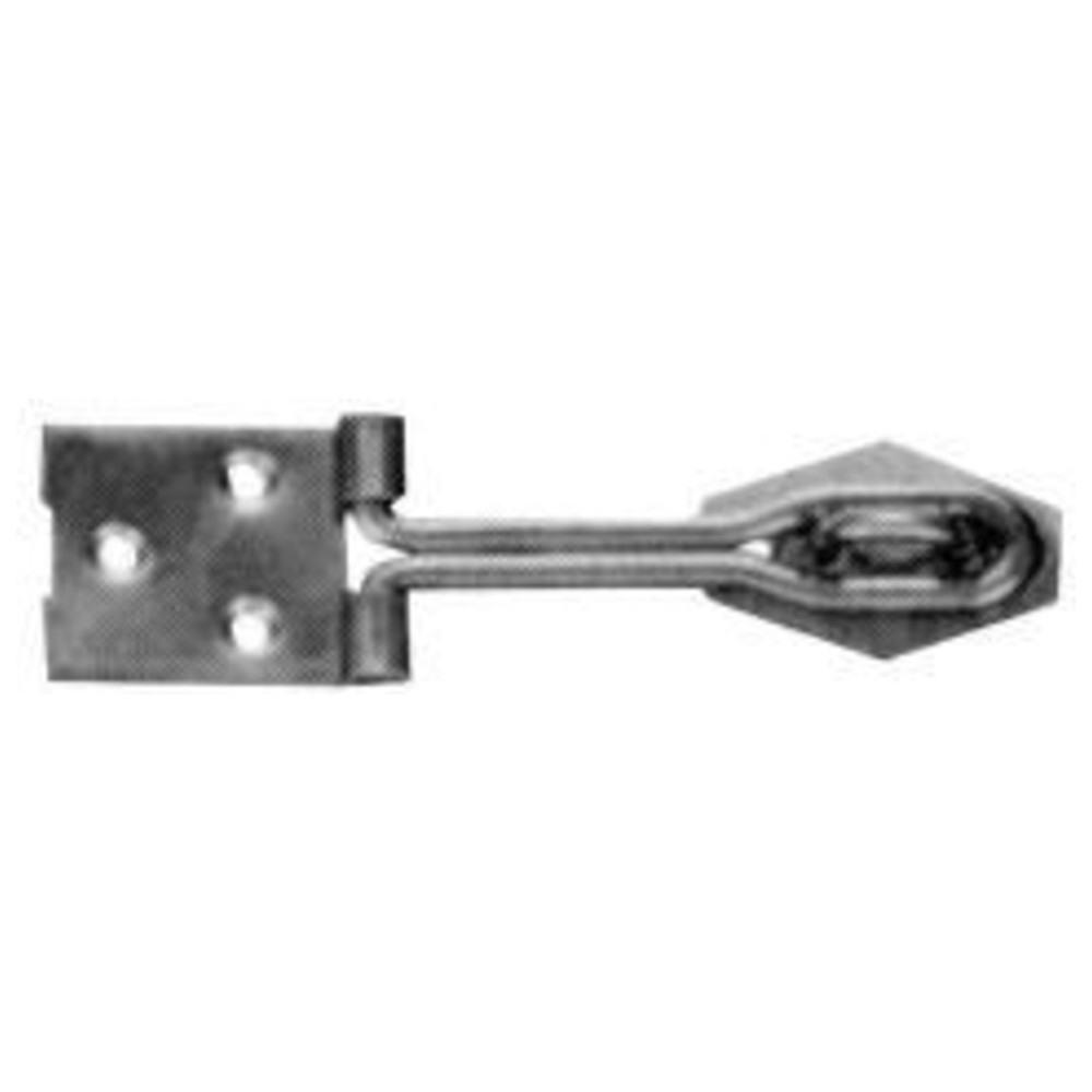Überfalle leichte Ausführung verzinkt 100 mm mit Öse