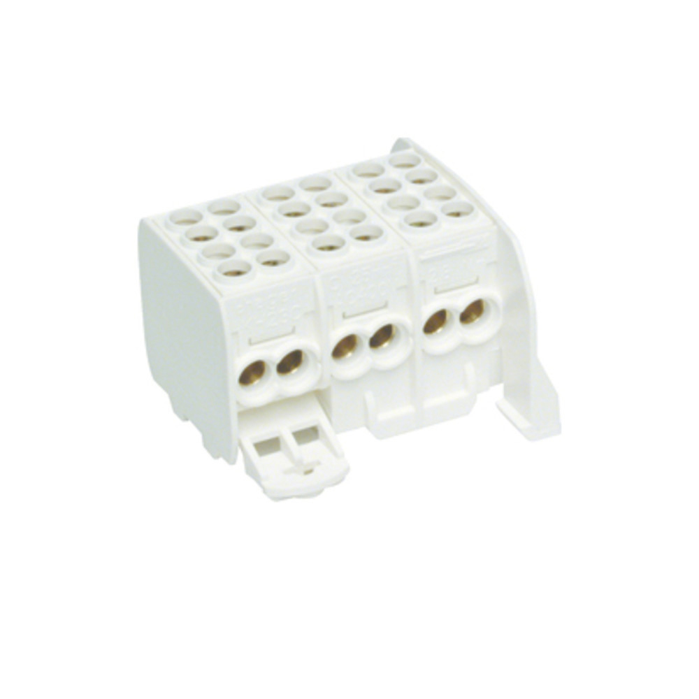 Hauptleitungabzweigklemme, je 2 x 25 mm², 2 x 16 mm², Anzahl Pole 3
