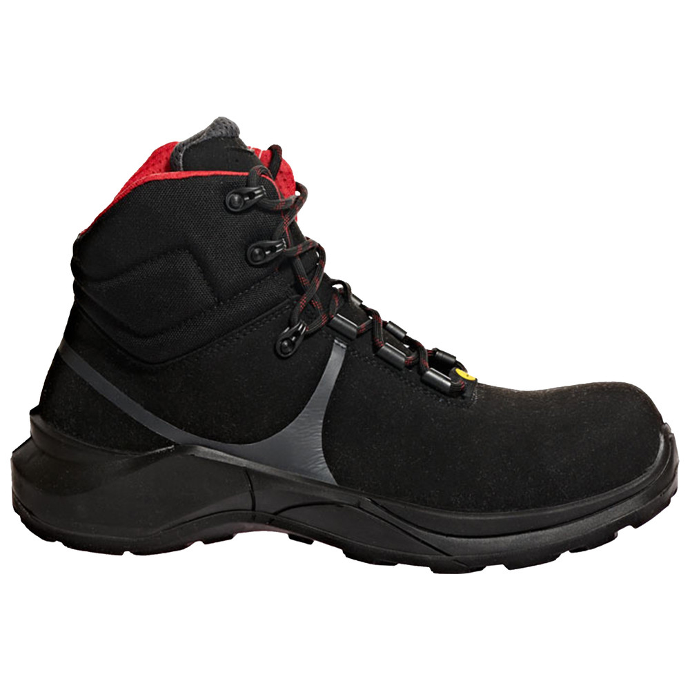 Trax Stiefel, ESD, 38, Veloursleder, schwarz