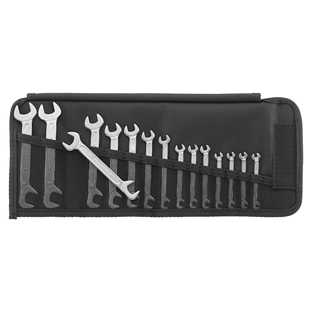Doppelmaulschlüssel-Satz ELECTRIC 12/15, 15-teilig in Rolltasche