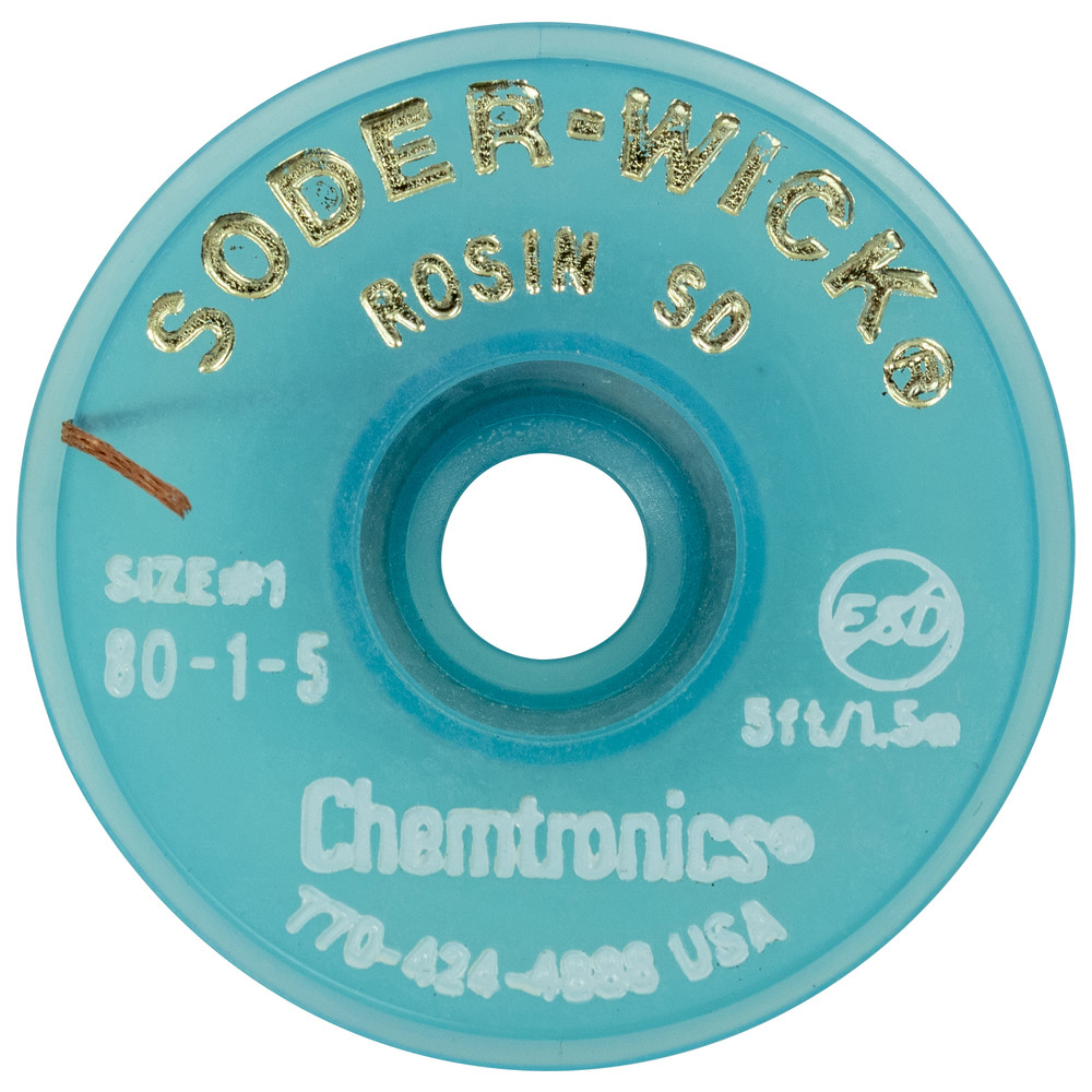 Soder-Wick-Rosin Entlötlitze, 0,8 mm, 1,5 m