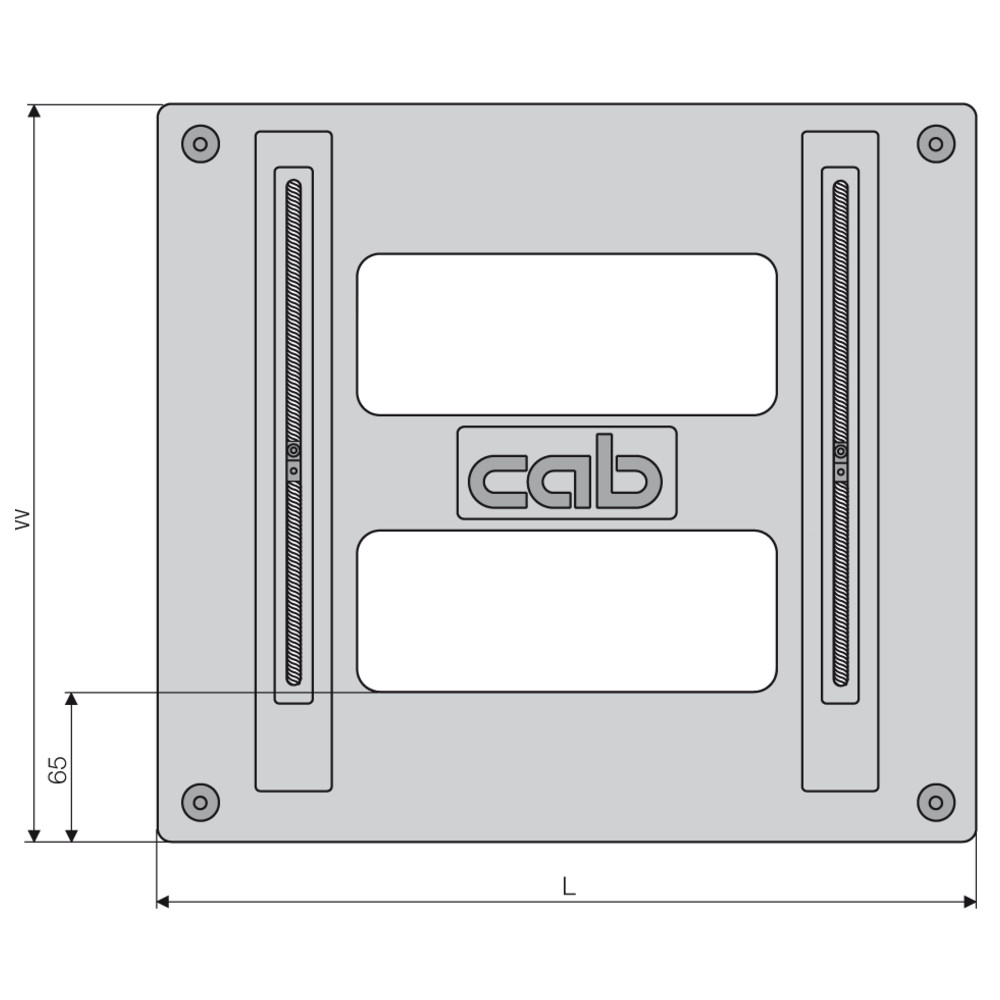 cab Leiterplattenmagazin Serie 600, 355 x 320 x 563 mm, 601.3/Metall, Bild 5