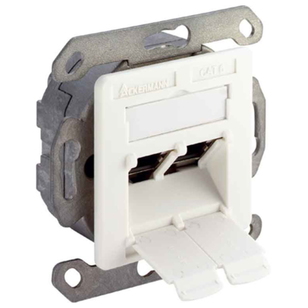 Anschlussdose WAEG6V 8 EK/EKR, weiß, 6, LSA