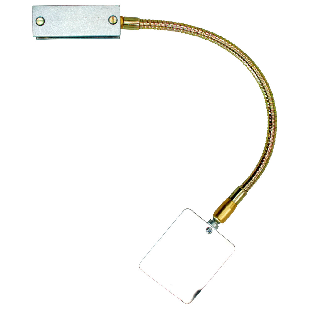 Magnetschweißspiegel, Abmessung Spiegelblatt 80 x 70 x 1 mm