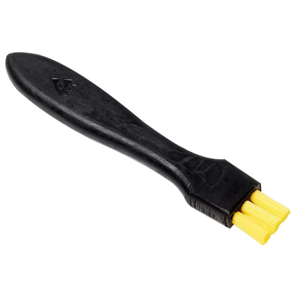 Warmbier Flachbürste hart, gelbe Nylonborsten, ESD, Breite 19 mm
