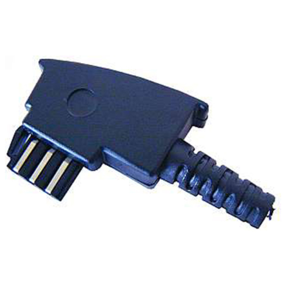 Telefonstecker TAE-F unmontiert , schwarz
