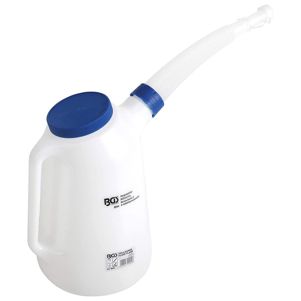Füllkanne mit flexiblem Ausgussstutzen und Deckel, 5 l