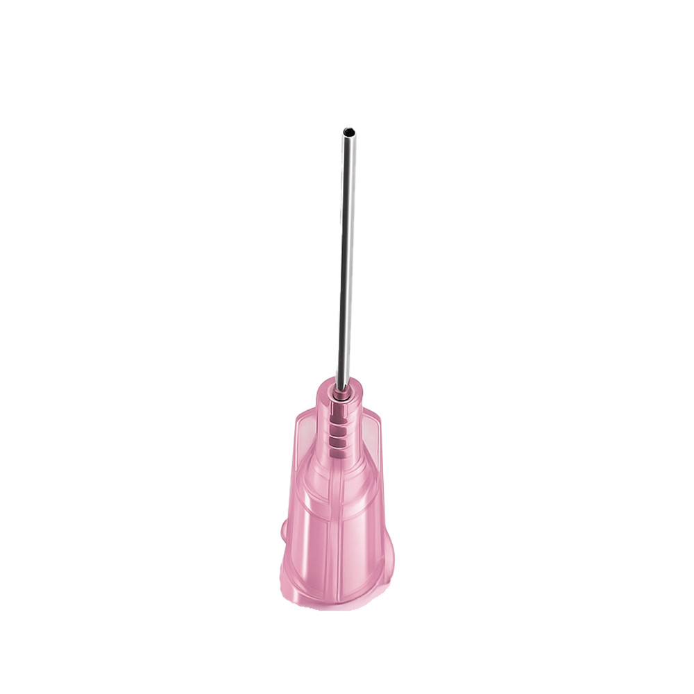 WETEC Dosiernadel, gerade, 1", 0,60 mm / Gauge 20, rosa, Bild 2
