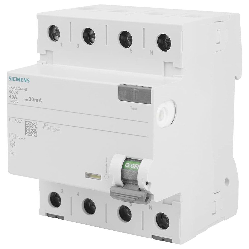 SENTRON FI-Schutzschalter, 4-polig, Typ A, 40 A, 30 mA, 400 V