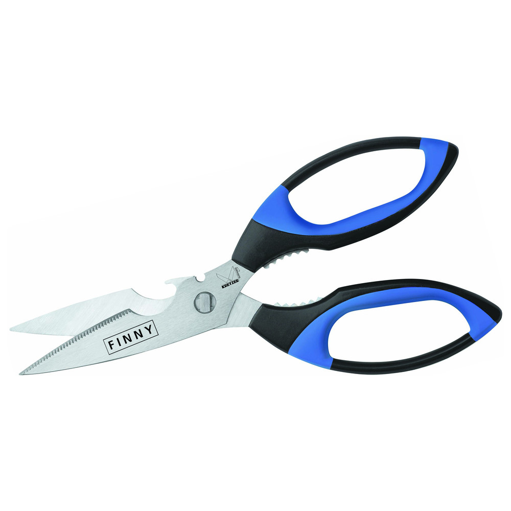 Allzweckschere Finny, schwarz-blau, 20 cm