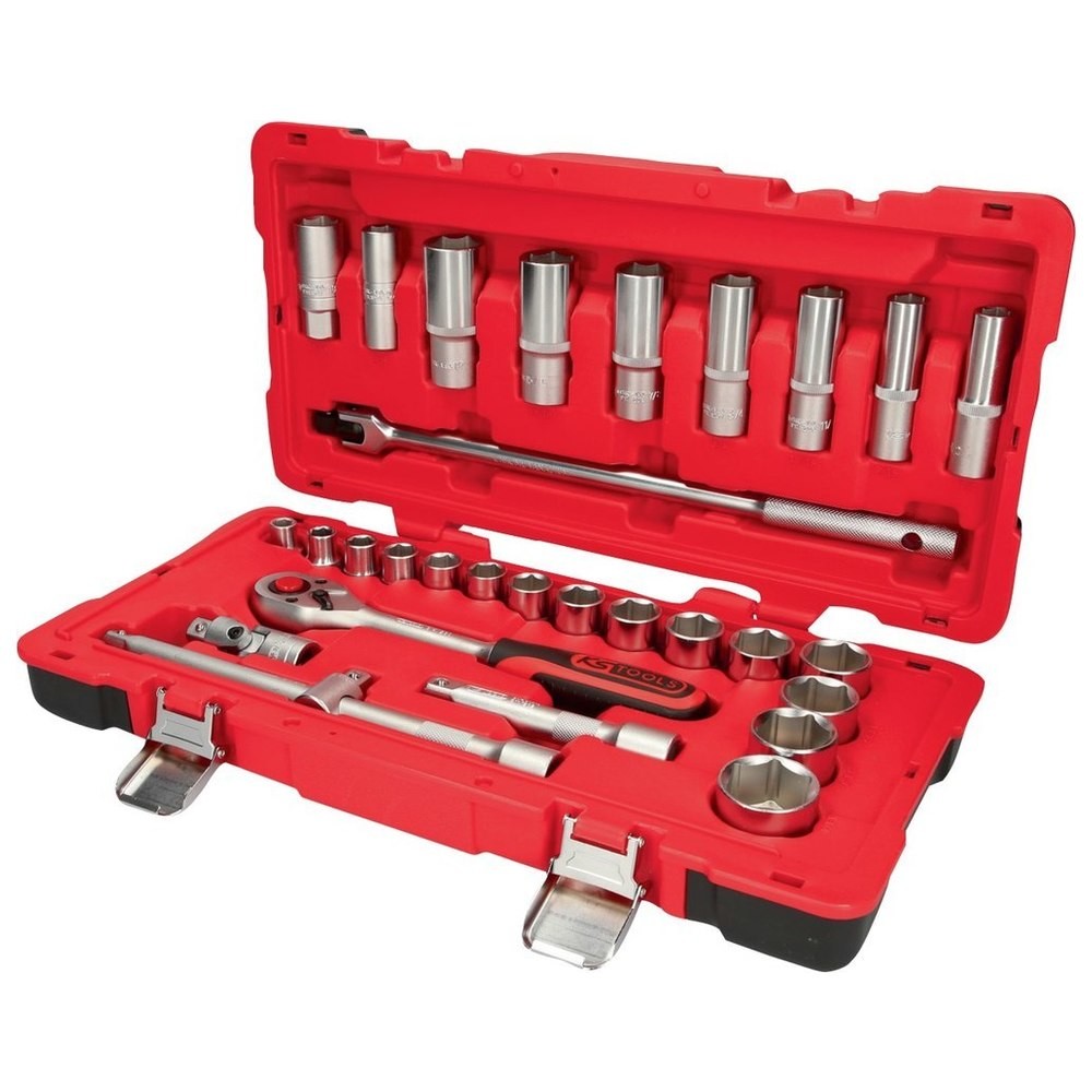 Steckschlüssel-Satz 1/2" 30-teilig