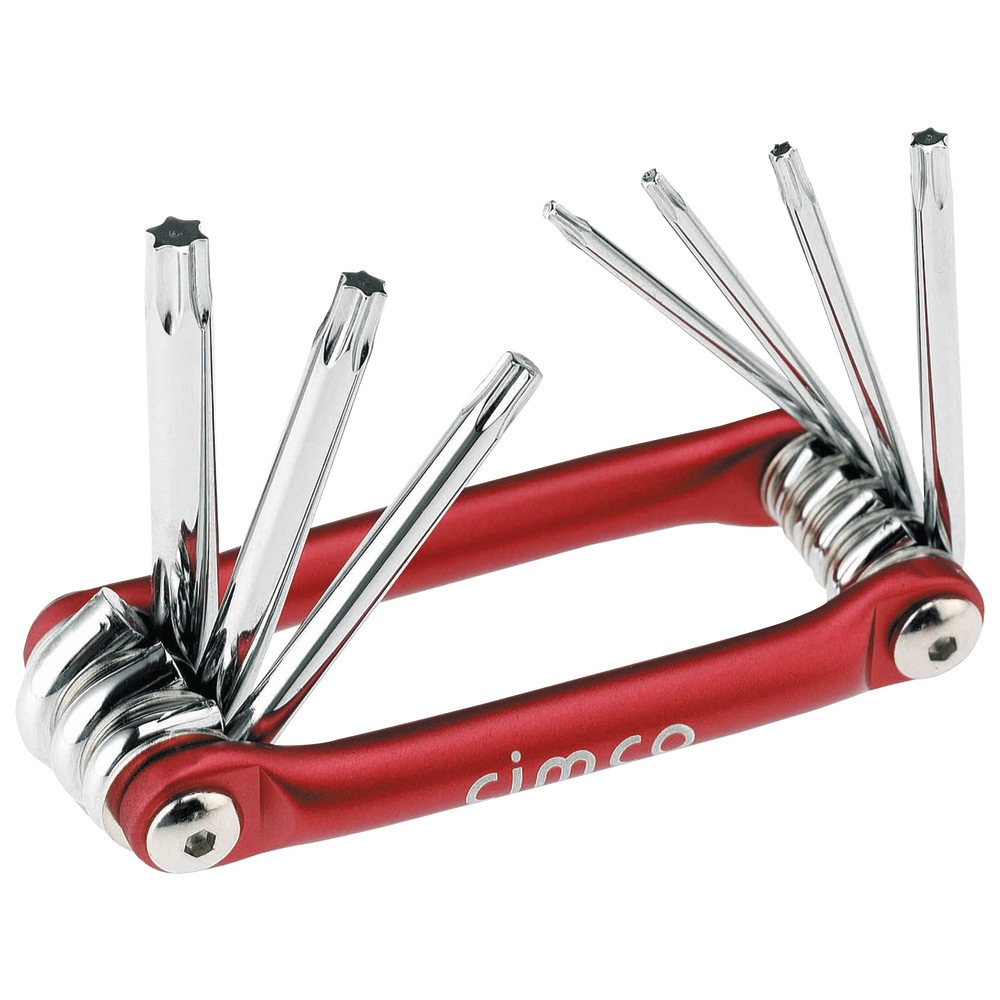 Torx-Stiftschlüssel-Satz im Handklapphalter, 8-teilig, T9-T40
