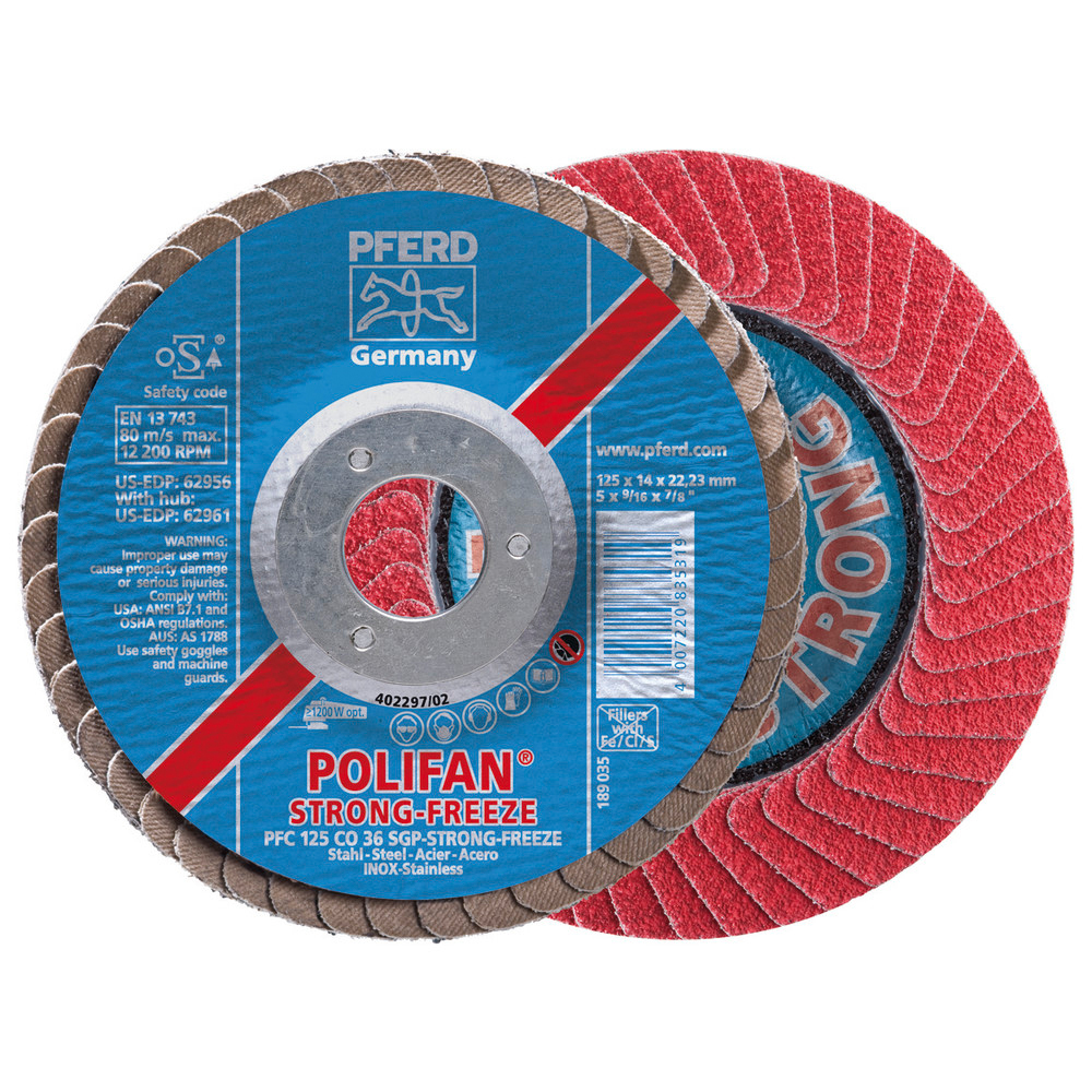 Fächerschleifscheibe CO36SGP125 mm K 36 STR.-FRE