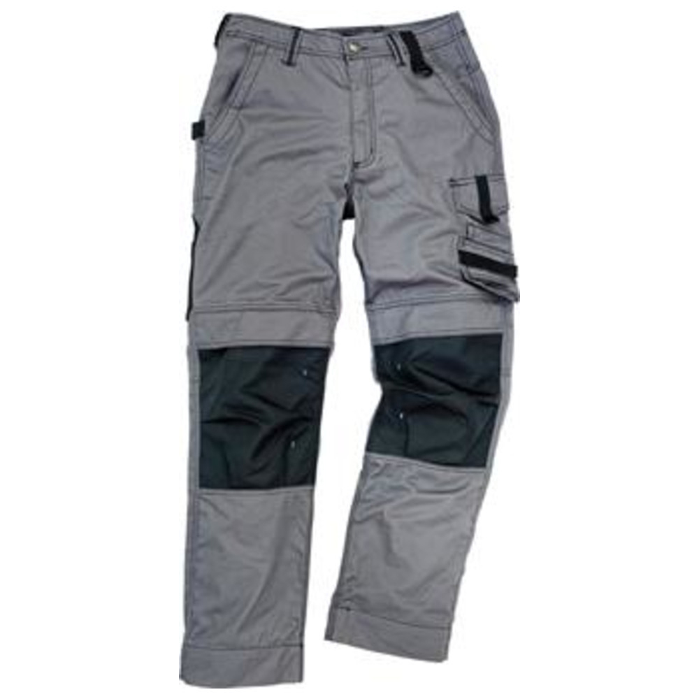 Arbeitshose Champ, Gr. 48, grau/schwarz