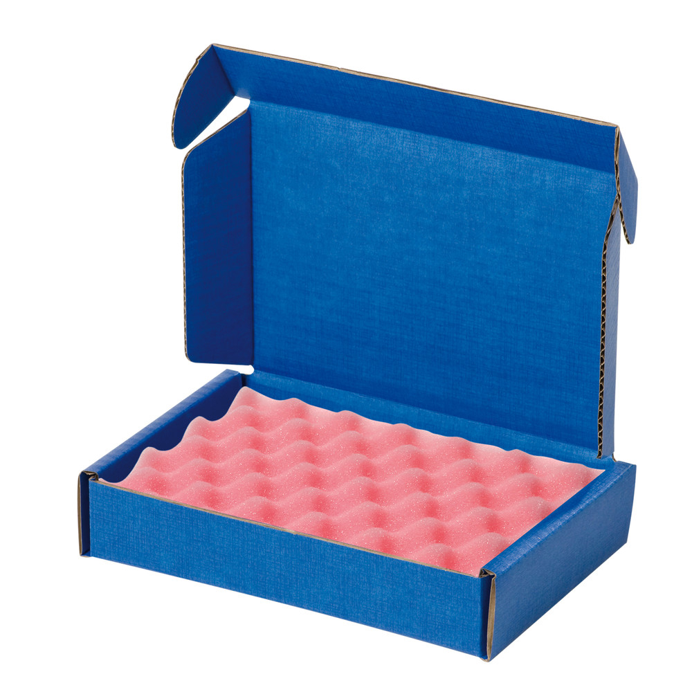Warmbier Safeshield Versandschachtel, ESD, 400 x 300 x 65 mm, PU-Schaum, 30 mm