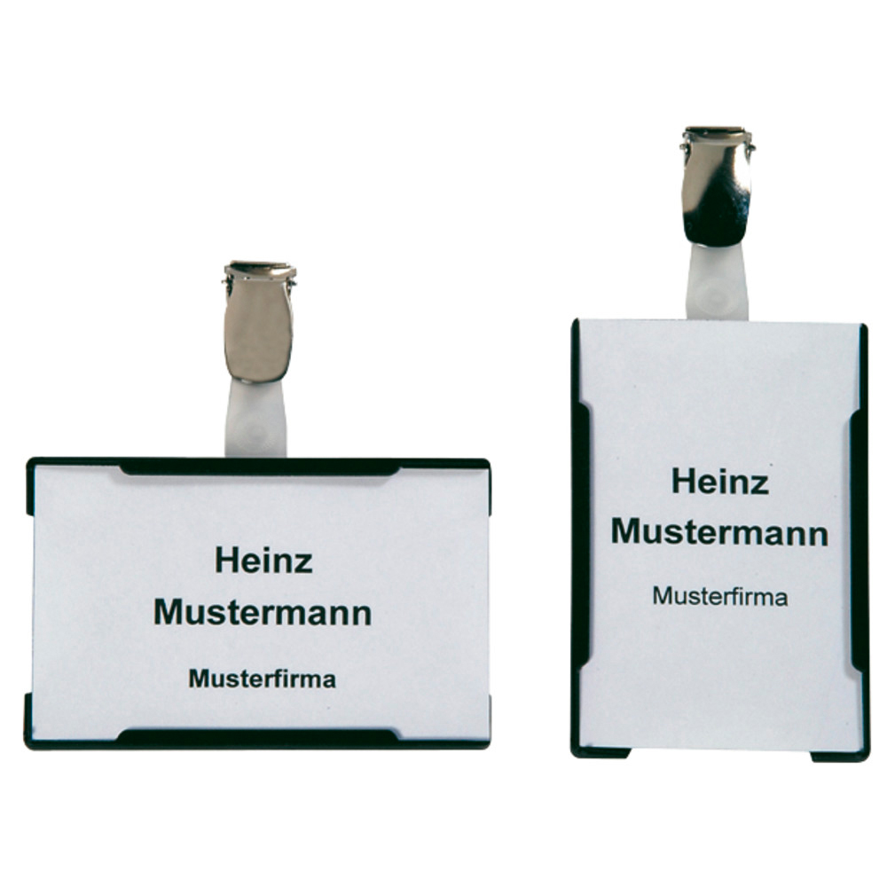 Ausweistaschen, mit Clip, Hochformat