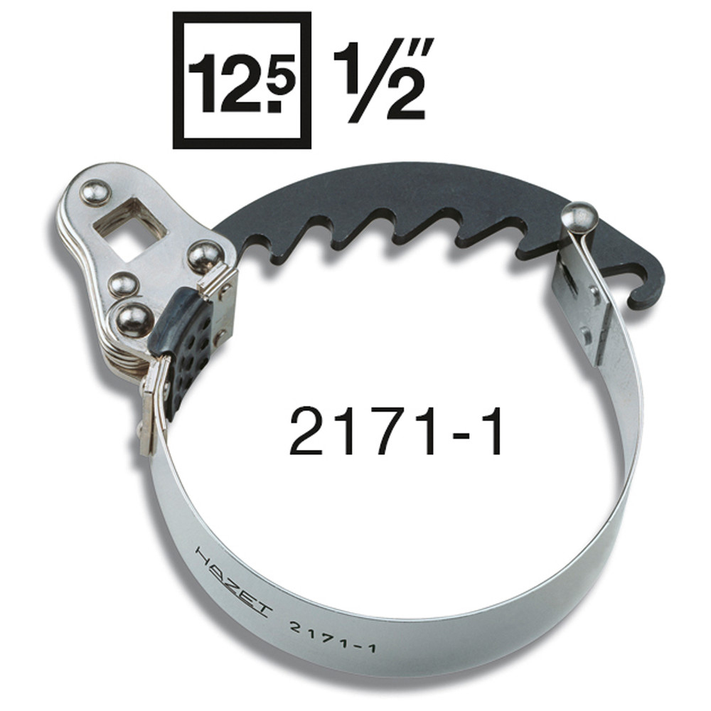 Ölfilter-Schlüssel 2171-1 - Vierkant hohl 12,5 mm (1/2 Zoll) - Gesamtlänge: 160