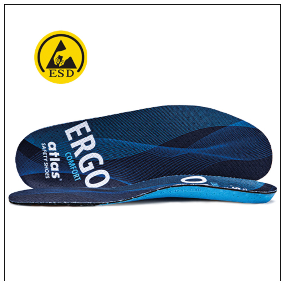 Ergo Comfort Einlegesohle, blue, Größe 35-37