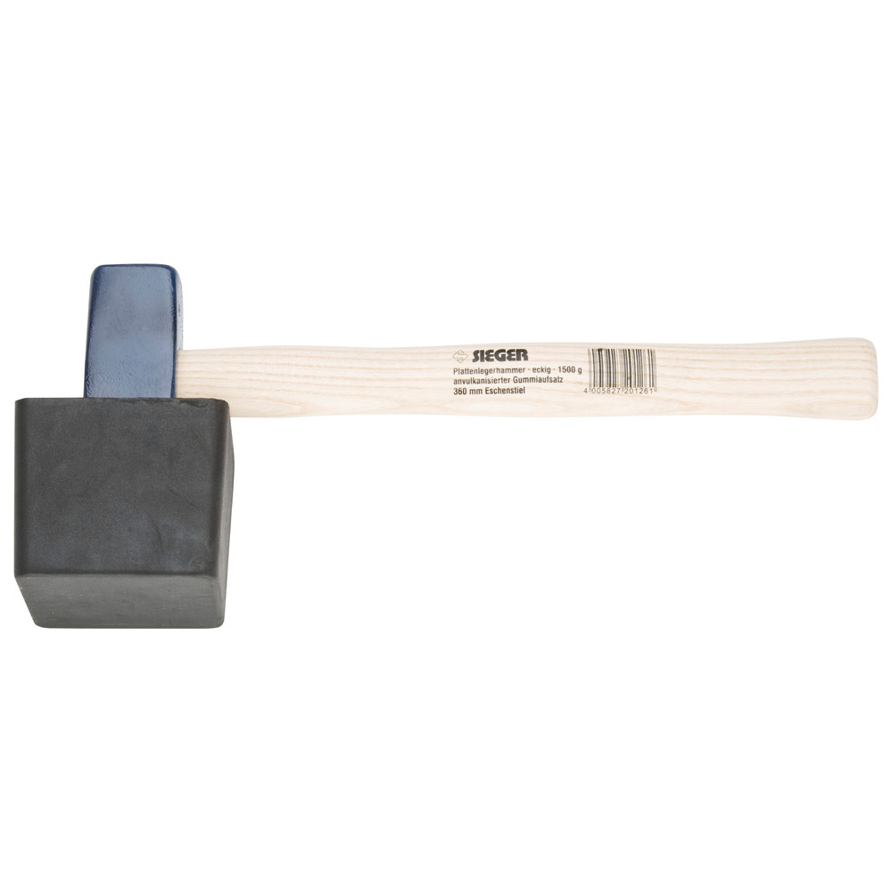 Plattenlegerhammer 1500g eckig Idealspaten