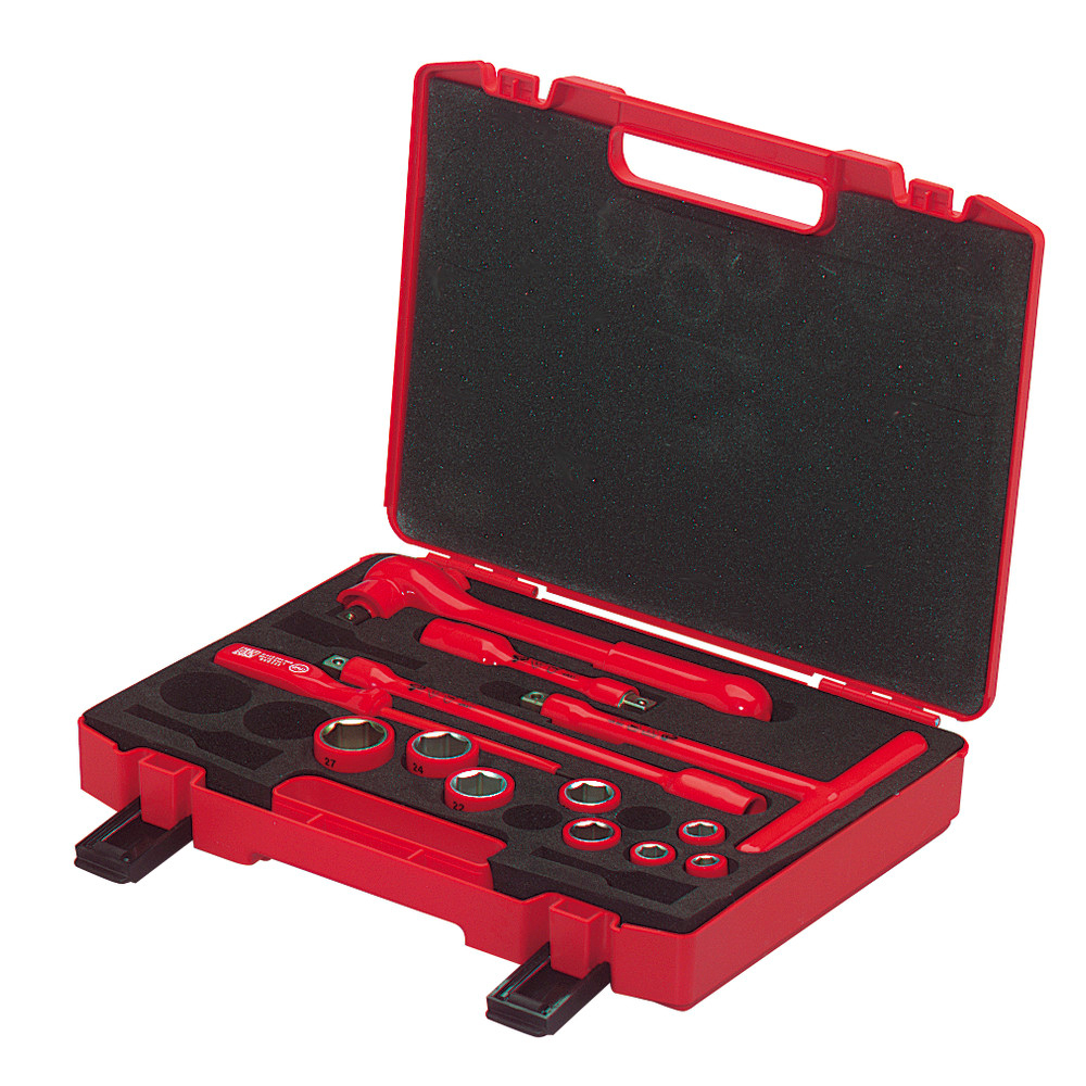Knarrensatz 1/2" in Kunststoffkoffer